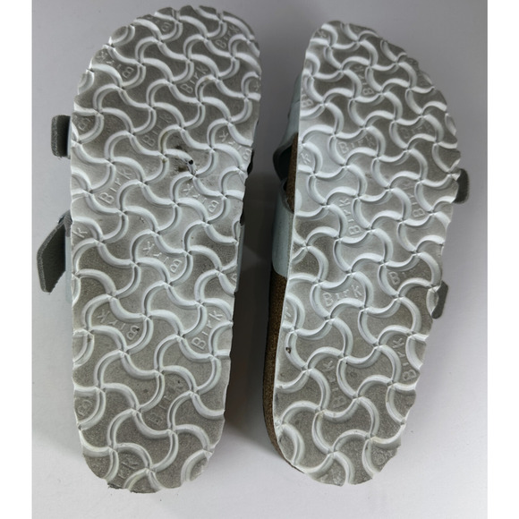 Birkenstock YAo Slide Sandals Aqua Leather Strappy Buckle Size 36 Women's US 5 - Picture 11 of 15